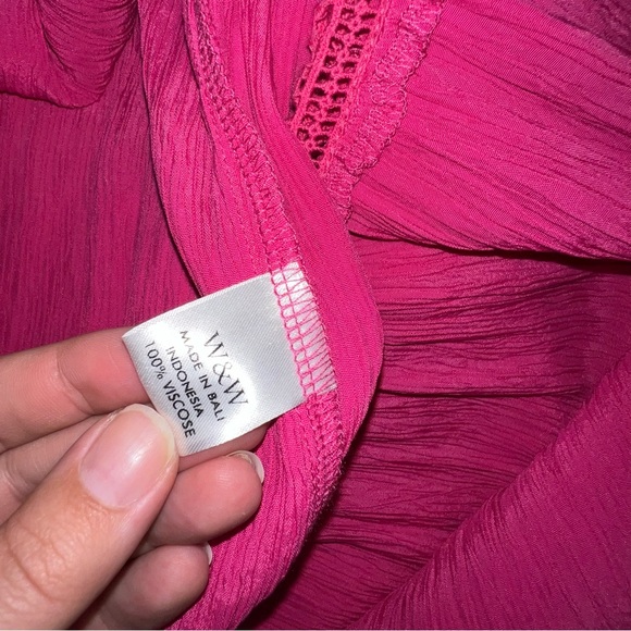 NWOT WALKER AND WADE PINK DRESS - Picture 2 of 13